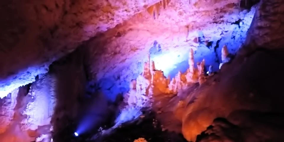 Stalactite cave Stock Photos