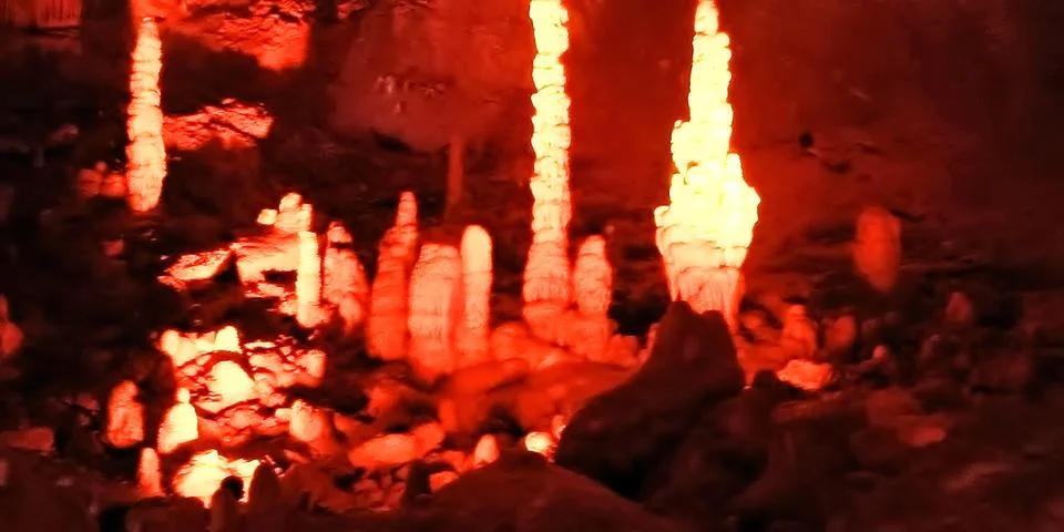 Stalactite cave Stock Photos