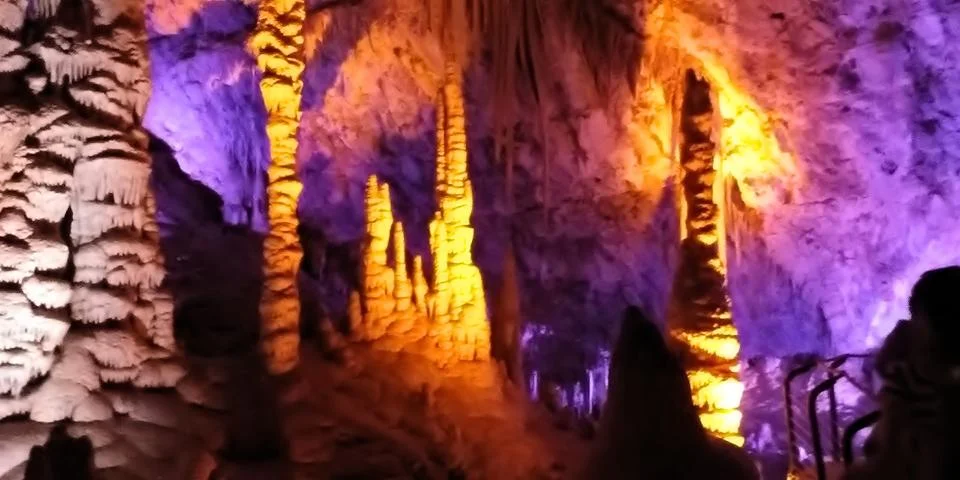 Stalactite cave Stock Photos