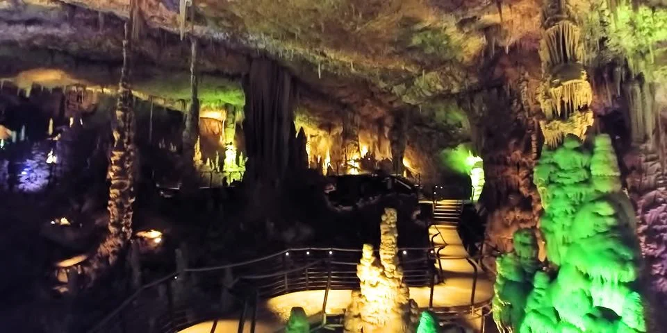 Stalactite cave Stock Photos