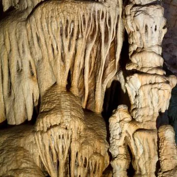 Stalactite stalagmite cavern Stock Photos