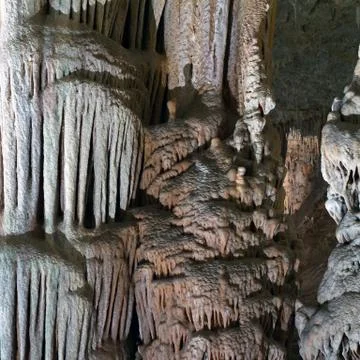Stalactite stalagmite cavern Stock Photos