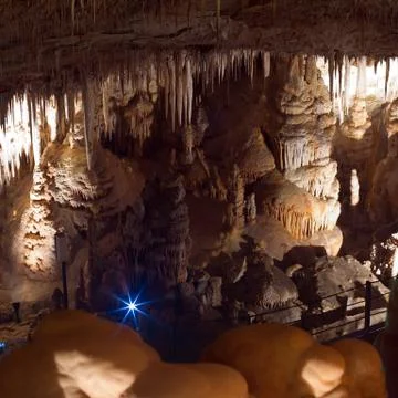 Stalactite stalagmite cavern Stock Photos