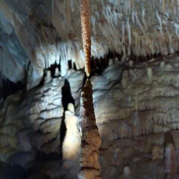 Stalactite stalagmite cavern Stock Photos
