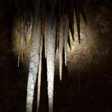 Stalactite stalagmite cavern Stock Photos