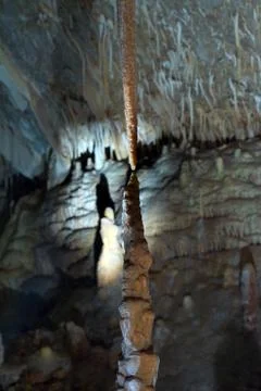 Stalactite stalagmite cavern Stock Photos