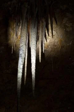 Stalactite stalagmite cavern Stock Photos