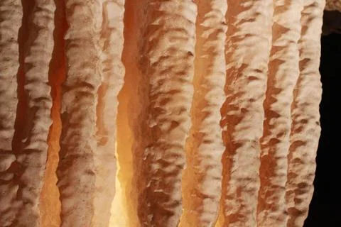 Stalactites in a cave Stock Photos