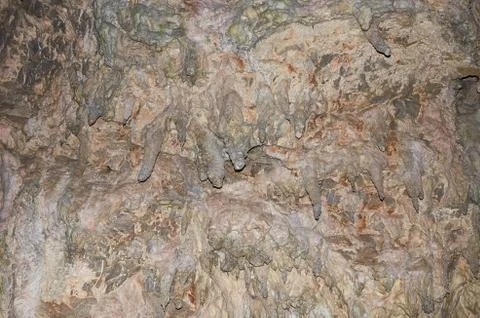Stalactites in a cave Stock Photos