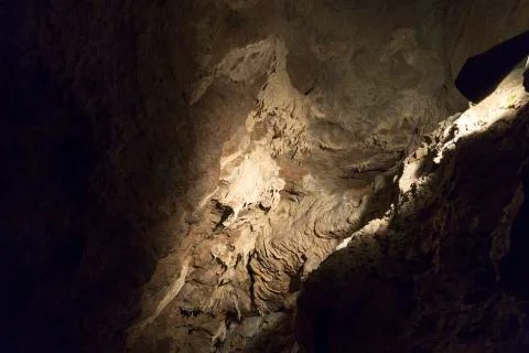 Stalactites in Cave System Stock Photos