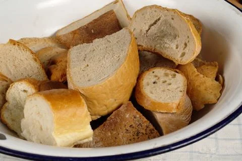 Stale bread Stock Photos