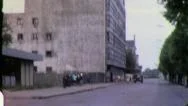 Stalinist Architecture Soviet Union Ukraine 1970S Vintage Film Home Movie Stock Footage