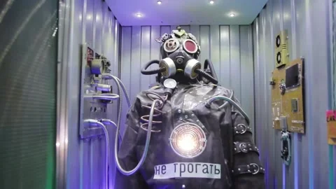 Stalker costume Stock Footage 140571270