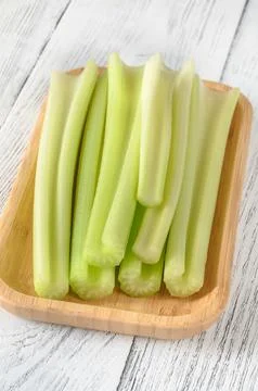 Stalks of leaf celery Stock Photos