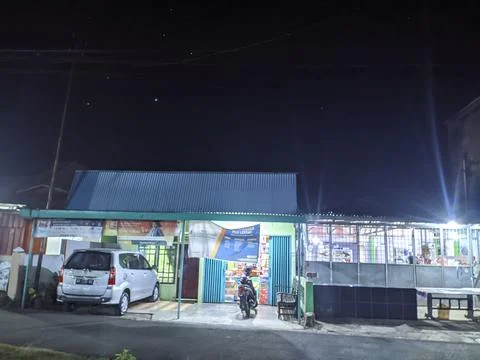 Stall at night Stock Photos