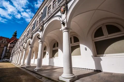 Stallhof in dresden Stock Photos