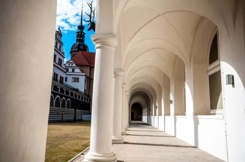 Stallhof in dresden Stock Photos