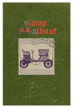 Stamp album Stock Illustration