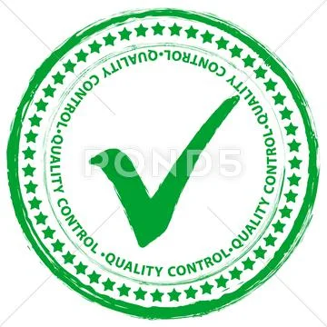 Stamp approved 3 Stock Illustration