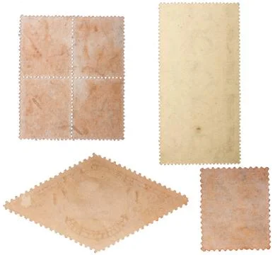 Stamp Background set Stock Photos