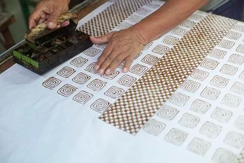 Stamp Batik Stock Photos