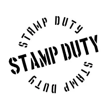 Stamp Duty rubber stamp Stock Illustration