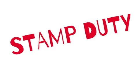 Stamp Duty rubber stamp Stock Illustration
