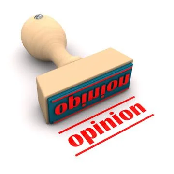Stamp expert opinion Stock Illustration