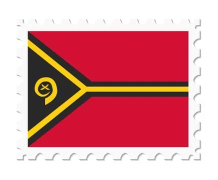Stamp flag vanuatu イラスト素材