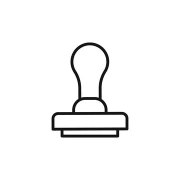 Stamp Icon Collection Postal Mark Illustrations for Mail and Documentation Illustration