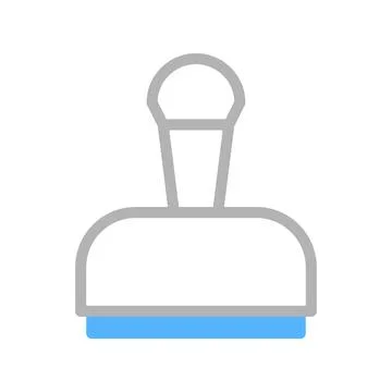 Stamp Icon. Concept of Authentication, Validation, and Official Seal. Stock Illustration