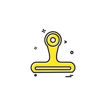 Stamp icon design vector Illustrazione stock