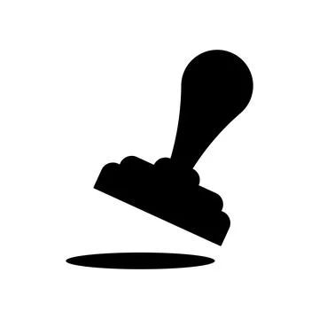 Stamp icon vector Stock Illustration