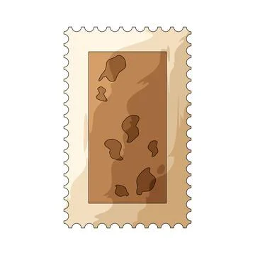 Stamp illustration Stock Illustration