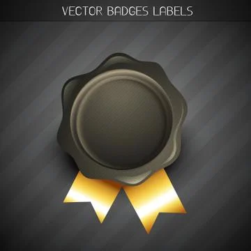 Stamp label Stock Illustration