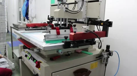 Stamp label printer Stock Footage 56080663