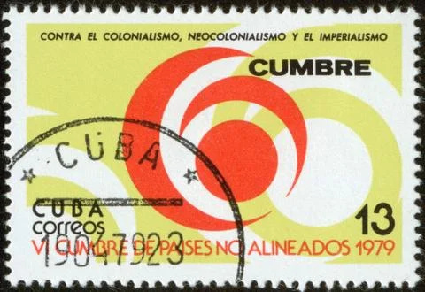 Stamp, macro Stock Photos