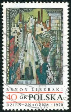 Stamp, macro Stock Photos