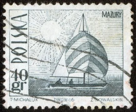 Stamp, macro Stock Photos