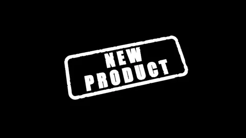 Stamp NEW PRODUCT Stock-Footage 77345482