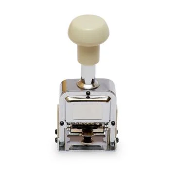 Stamp for numbering Foto stock