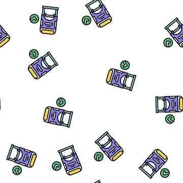 Stamp quality vector seamless pattern イラスト素材