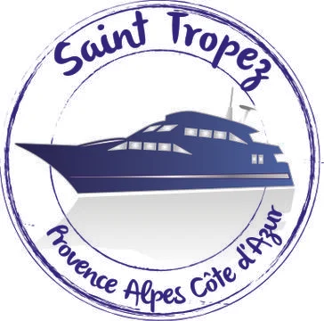 Stamp Saint Tropez Illustrazione stock