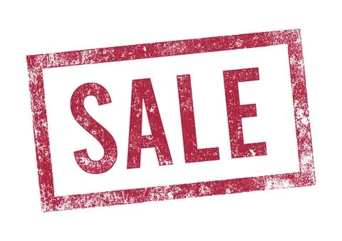 Stamp Sale 2 Stock Illustration