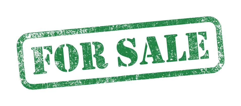 Stamp For Sale Stock Illustration