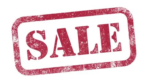 Stamp Sale Stock Illustration