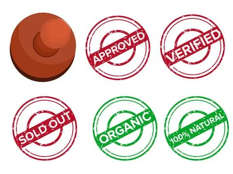 Stamp stamp Stock Illustration