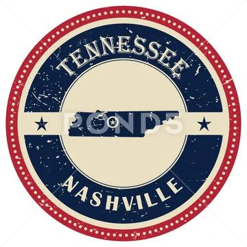 Stamp of Tennessee state Clip Art Download 131614791