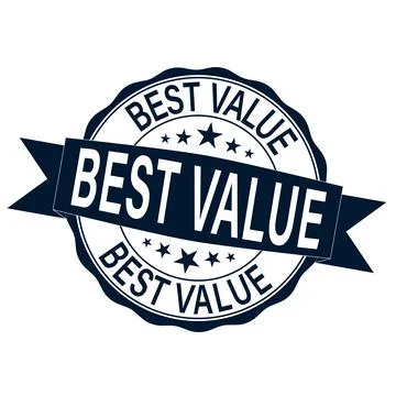 Stamp with text best value inside,vector illustration Stock Illustration