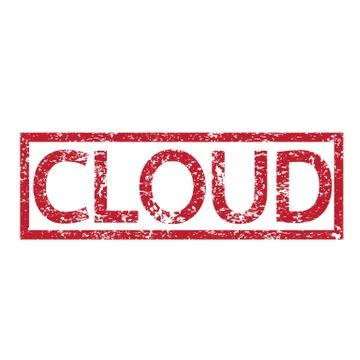 Stamp text CLOUD Stock-Illustration